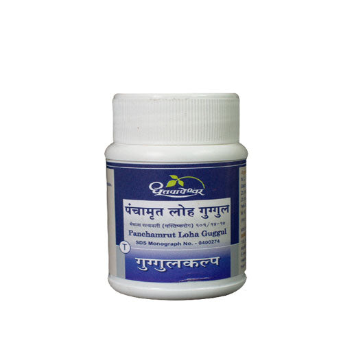 Dhootapapeshwar Panchamrut Loho Guggul 60 Tablets