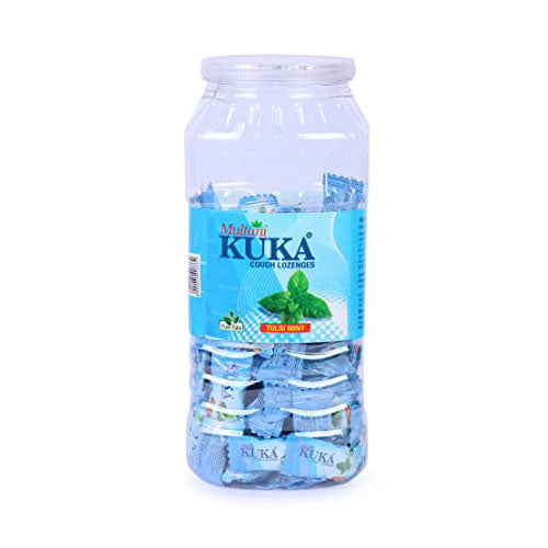 Multani Kuka Cough Lozenges Tulsi Mint 150 Tablets