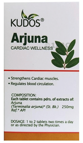 Kudos Arjuna 60 Tablets