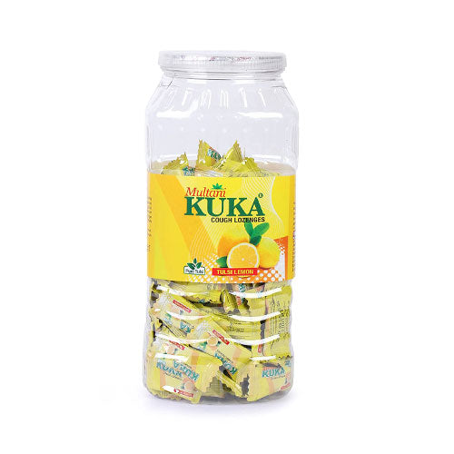 Multani Kuka Cough Lozenges Tulsi Lemon 150 Tablets