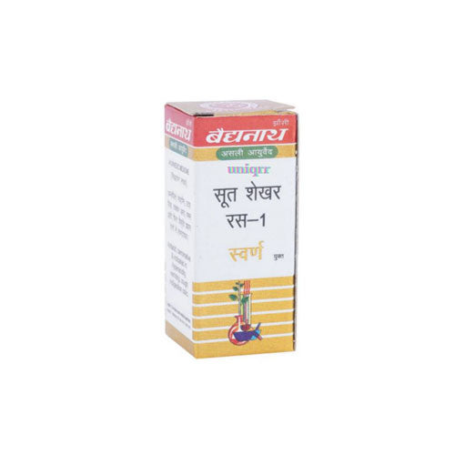 Baidyanath (Jhansi) Soot Shekhar Ras-1(Gold) 25 Tablets