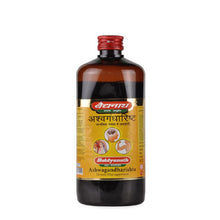 Baidyanath (Jhansi) Ashwagandharishta 450 Ml | Classical Ayurvedic Ashwagandha Strength & Nerve Tonic Arishta