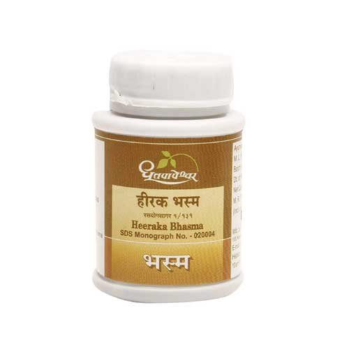 Dhootapapeshwar Heeraka Bhasma 100 Mg